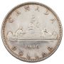 1946 Canada silver $1 dollar nice EF+