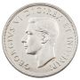 1947 Pointed-7 Canada silver $1 dollar nice AU