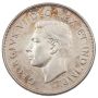 1947 straight 7/7 Maple Leaf Canada 50 cents nice EF+