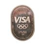 1988 Johnson Matthey VISA Olympic Silver Art Bar – 1 oz .999 Fine – Woman with Laurel Wreath