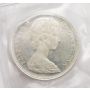 1965 Canada silver dollar $1 Type-3 large beads blunt-5 heavy cameo ICCS MS63