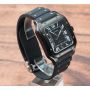 Cartier Santos de Cartier WSSA0039 39.8mm ADLC Black Steel Mens Watch box/card