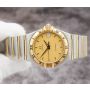 Omega Constellation 396.1201 Champagne Dial Stainless Steel & 18K Gold Watch