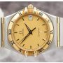 Omega Constellation 396.1201 Champagne Dial Stainless Steel & 18K Gold Watch