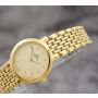 Omega DeVille 5313 795.0897 Gold-Plated 28mm Ladies Quartz Watch