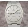 Omega Geneve 166.0125 Silver Brushed Dial Stainless Original Bracelet Mens Watch