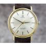Omega Seamaster DeVille 135.020 Cal. 601 Silver Dial Gold-Cap 34.5mm Mens Watch