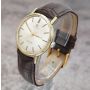 Omega Seamaster DeVille 135.020 Cal. 601 Silver Dial Gold-Cap 34.5mm Mens Watch