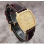 Vintage Omega Seamaster Quartz 1435 Gold Day Date 30mm Mens Watch