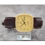 Vintage Omega Seamaster Quartz 1435 Gold Day Date 30mm Mens Watch