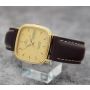 Vintage Omega Seamaster Quartz 1435 Gold Day Date 30mm Mens Watch