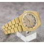 Vintage Tissot PR 516 GL Gold Plated Champagne Dial 36mm 1970s Mens Watch