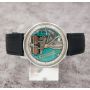 Bulova Accutron Spaceview Round 1965 M5 Stainless Steel 35mm Vintage Mens Watch