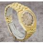 Vintage Tissot PR 516 GL Gold Plated Champagne Dial 36mm 1970s Mens Watch