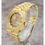 Vintage Tissot PR 516 GL Gold Plated Champagne Dial 36mm 1970s Mens Watch