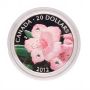 2012 $20 Fine Silver Coin – Rhododendron Crystal Dew Drop