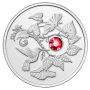 2013 Canada $3 Fine Silver Coin - Hummingbird with Morning Glory