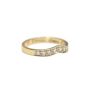14K Yellow Gold Ladies Diamond Anniversary Ring 