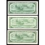 6 x Canada $1 notes BR F/F J/O K/N P/P T/Y  LB A/I   6 notes Choice Uncirculated