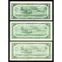 6 x Canada $1 notes BR F/F J/O K/N P/P T/Y  LB A/I   6 notes Choice Uncirculated