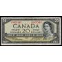 1954 Canada $20 devils face banknote Beattie Coyne C/E 0402449 VF