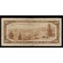 1954 Canada $100 devils face banknote Coyne Towers A/J 0864977 VG/F