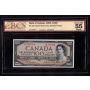 1954 Canada $100 banknote  Beattie Rasminsky B/J 4766204 BCS AU55