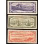 1954 Canada $1 $2 $5 $10 $20 $50/ink banknote set 6-notes VG to VF