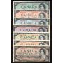 1954 Canada $1 $2 $5 $10 $20 $50 $100 banknote set 7-notes VF+ to AU