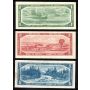 1954 Canada $1 $2 $5 $10 $20 $50 $100 banknote set 7-notes VF+ to EF+