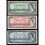 1954 Canada $1 $2 $5 $10 $20 $50 $100 banknote set 7-notes a/EF to AU+