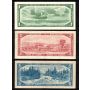 1954 Canada $1 $2 $5 $10 $20  banknote set 5-notes VF