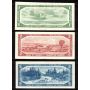 1954 Canada $1 $2 $5 $10 $20  banknote set 5-notes VF+ to EF+