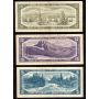 1954 Canada $1 $2 $5 $10 $20  banknote set 5-notes VF+ to EF+