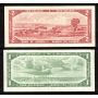 1954 Canada $1 $2 $5 $10 $20  banknote set 5-notes VF+ to EF+