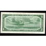 1954 Canada $1 devils face banknote Beattie Coyne R/A 5131124 VF+
