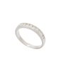 18K White Gold 0.56ct Diamond Ring VVS2-VS1 Size 8.75