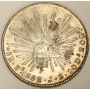1882  Mexico 8 Reales Silver Coin CH AU-58