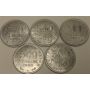 1923 German 5 x 500 marks 
