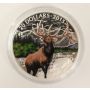 2015 $20 Majestic Elk 1oz 9999 Silver Proof Coin