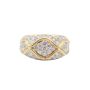 18 kt Yellow Gold ring with 2.02 tcw diamonds