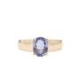 1.41ct Sapphire Type II VS 14K yg ring 4.1 grams Size-7 