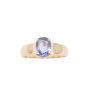 1.41ct Sapphire Type II VS 14K yg ring 4.1 grams Size-7 