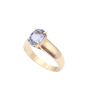 1.41ct Sapphire Type II VS 14K yg ring 4.1 grams Size-7 