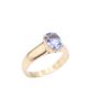 1.41ct Sapphire Type II VS 14K yg ring 4.1 grams Size-7 