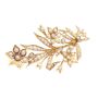 Antique 15K Seed pearl yg Brooch 2.25 inch 5.8 grams with appraisal $2800.00