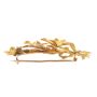Antique 15K Seed pearl yg Brooch 2.25 inch 5.8 grams with appraisal $2800.00