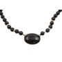 Black Onyx and 14kt Yellow Gold Necklace