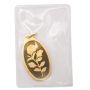 10 gram PAMP Suisse Rose Pendant .9999 Pure Gold -  Oval Sealed 