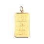 5 Gram Credit Swiss .999 Fine Gold Bullion Bar Pendant 5.52 Grams total